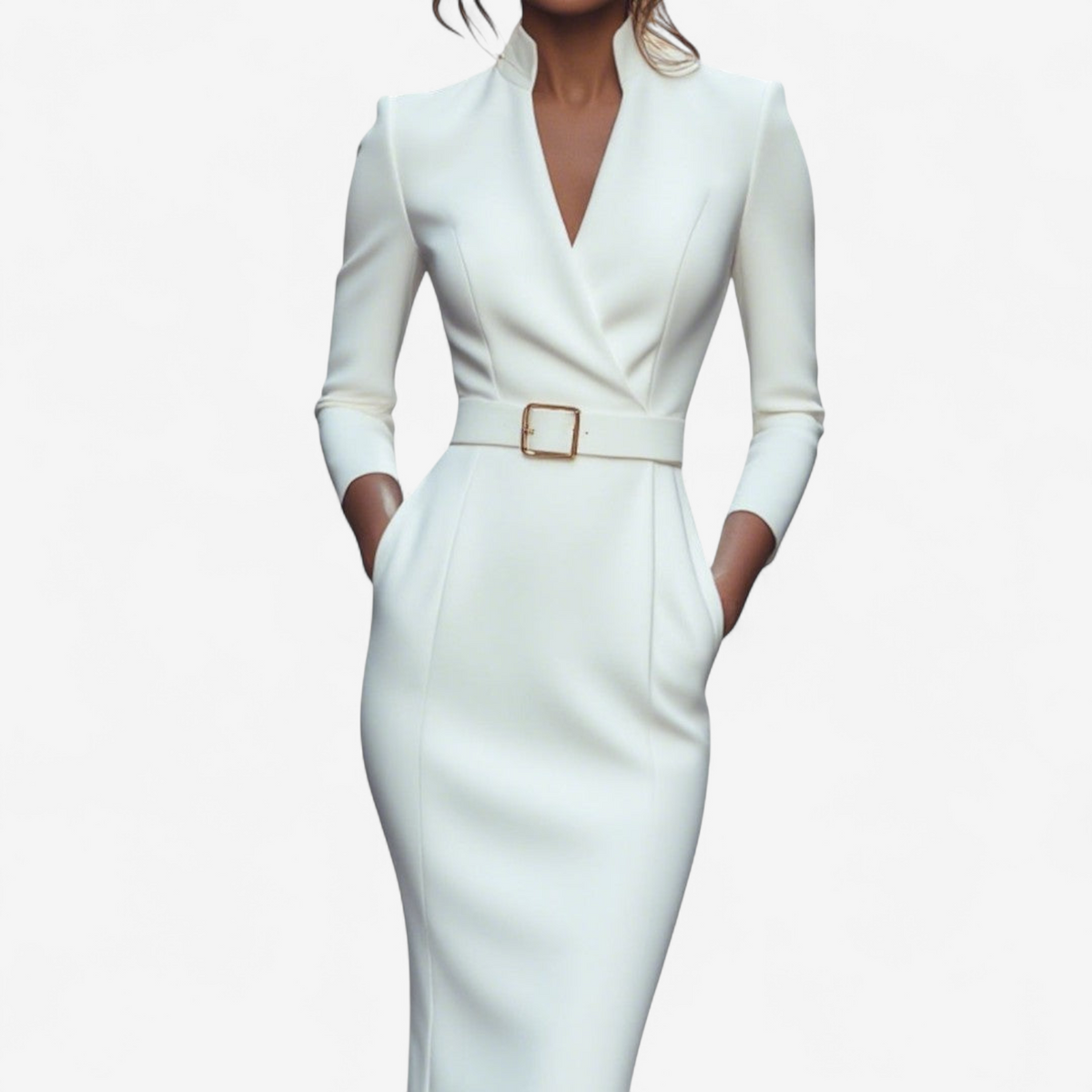 Madyx™ Elegant Belted Dress