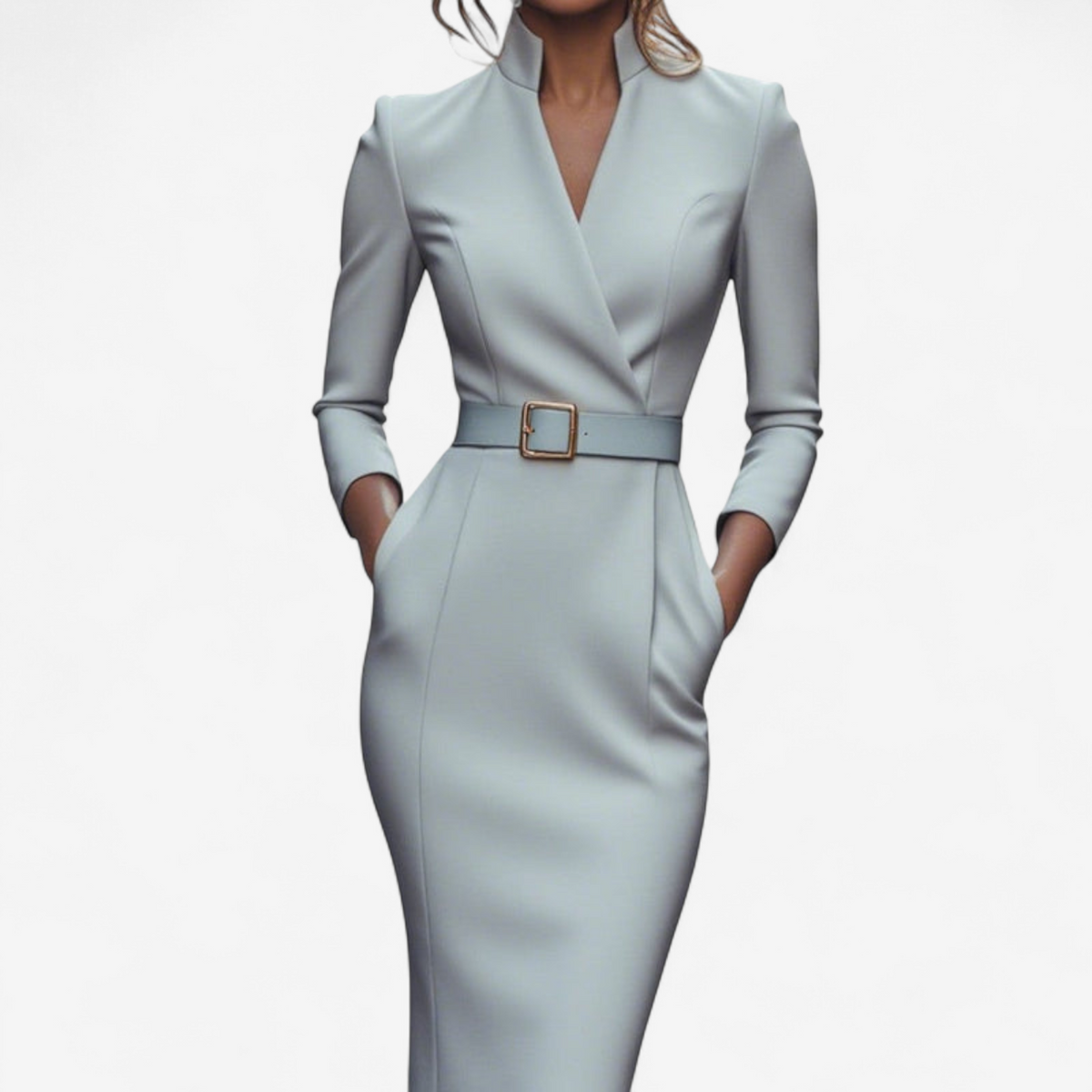 Madyx™ Elegant Belted Dress