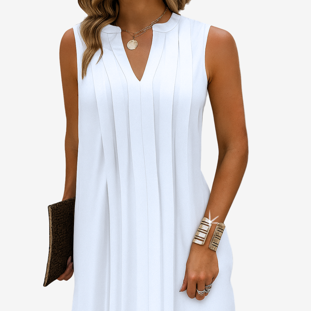 Fauisse™ Sleeveless A-Line Dress