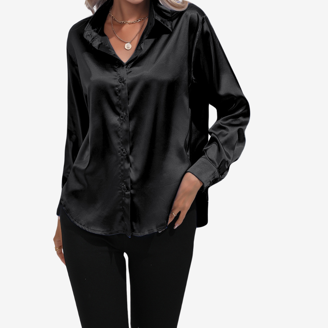Alvira™ Elegant Silk Shirt