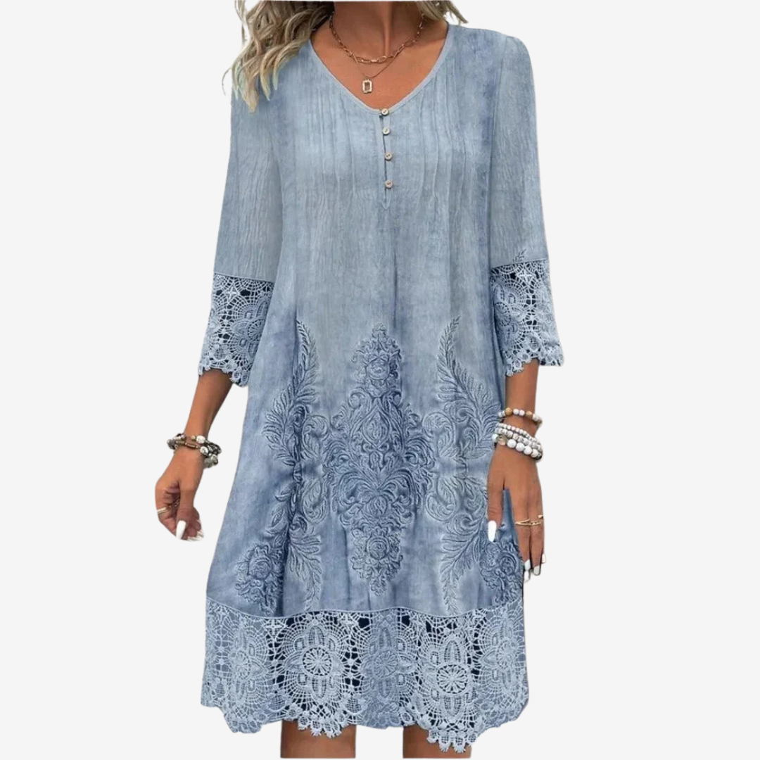 Liona™ Lace Midi Dress