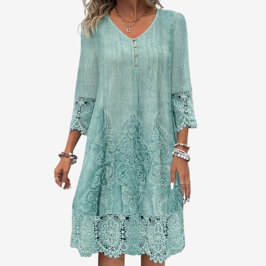 Liona™ Lace Midi Dress