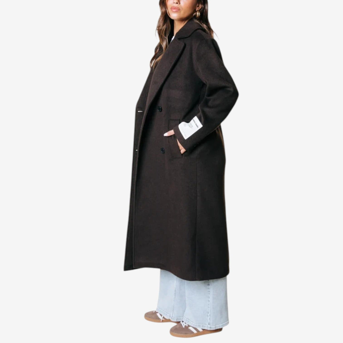 Solene™ Tailored Button-Front Coat