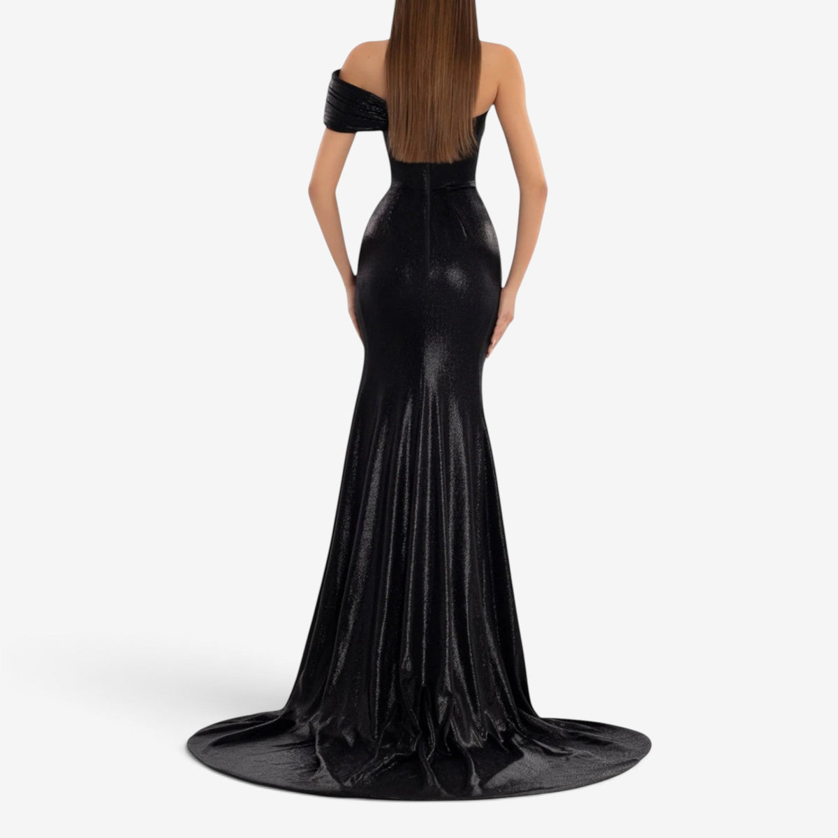 Aurelie™ Off-Shoulder Slit Gown