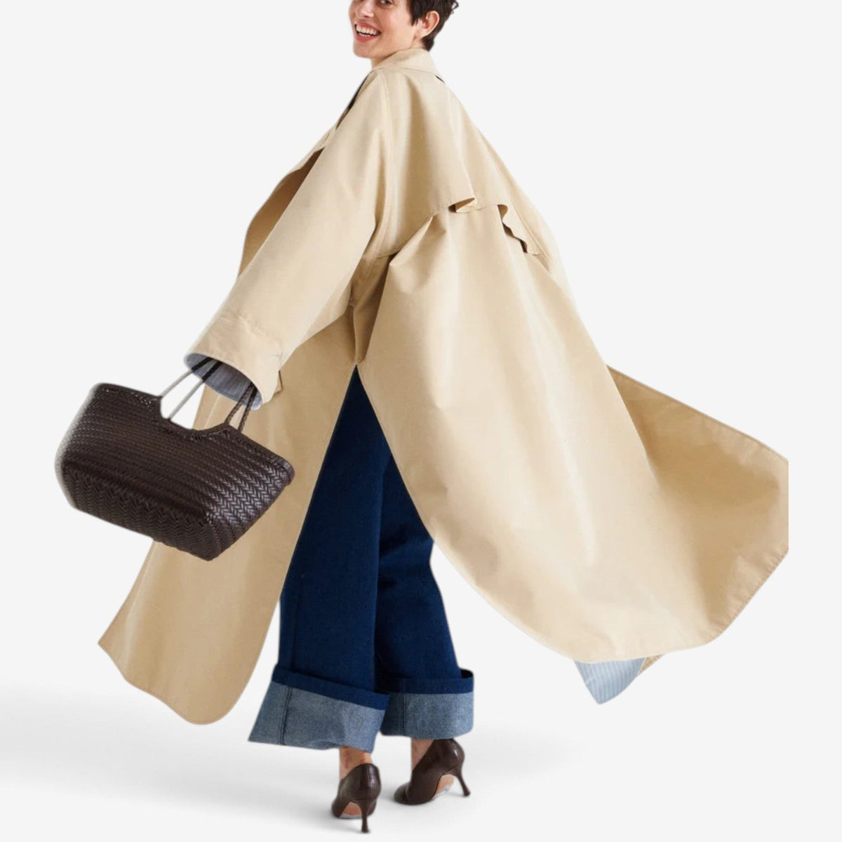 Adeline™ Oversized Longline Trench Coat