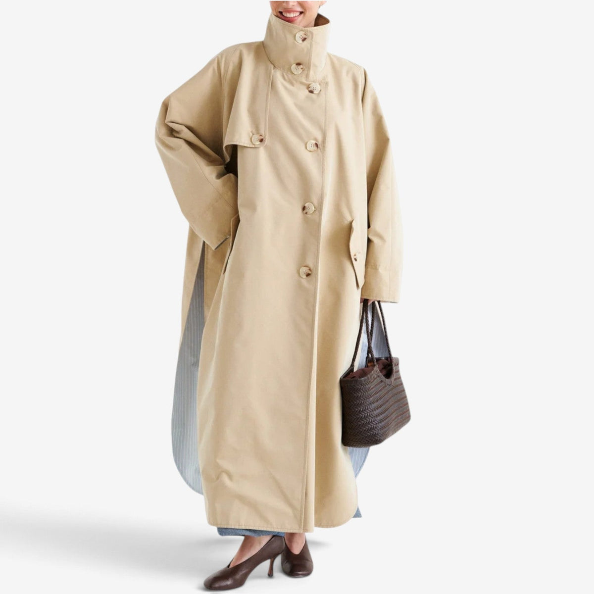 Adeline™ Oversized Longline Trench Coat