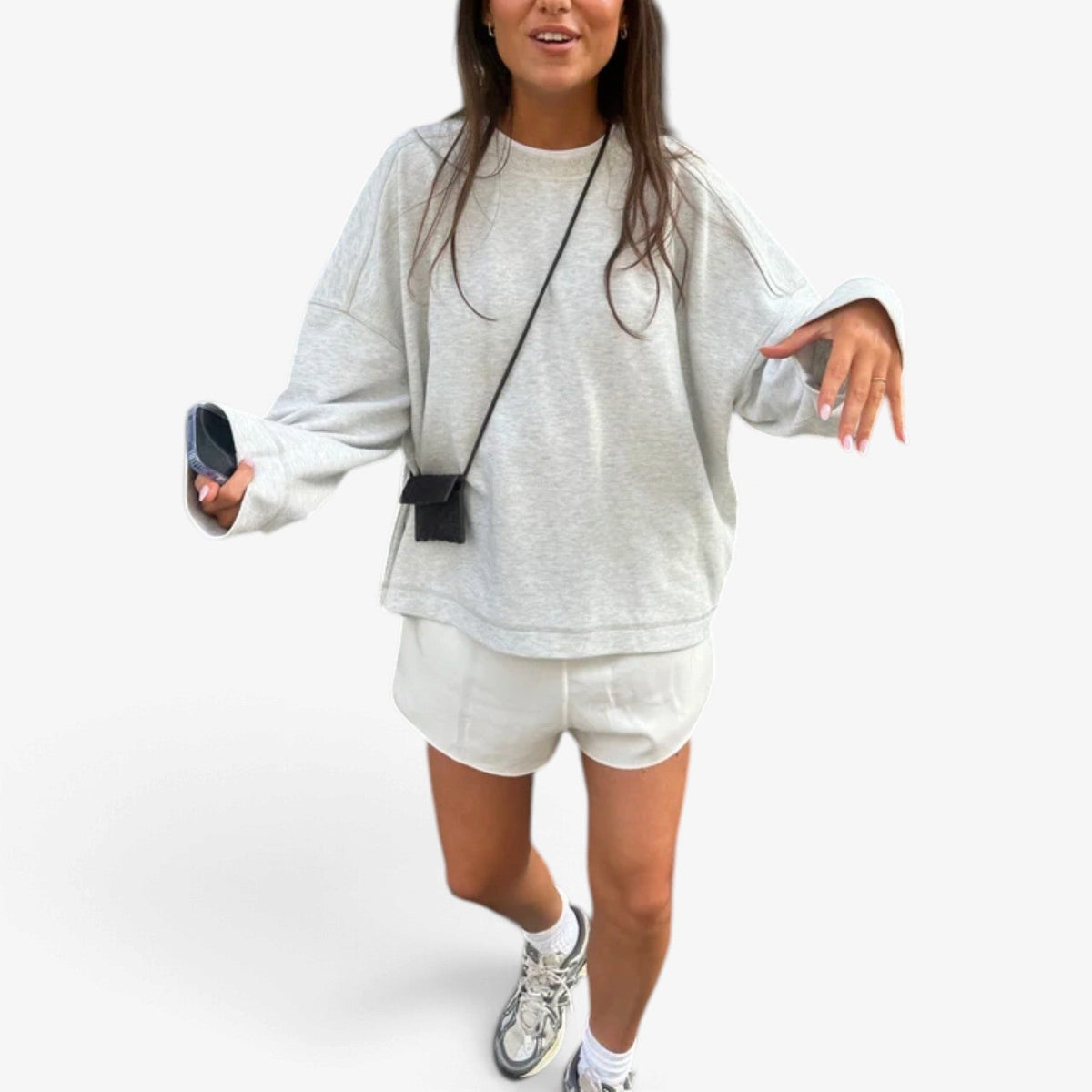 Severine™ Cropped Crewneck Sweatshirt