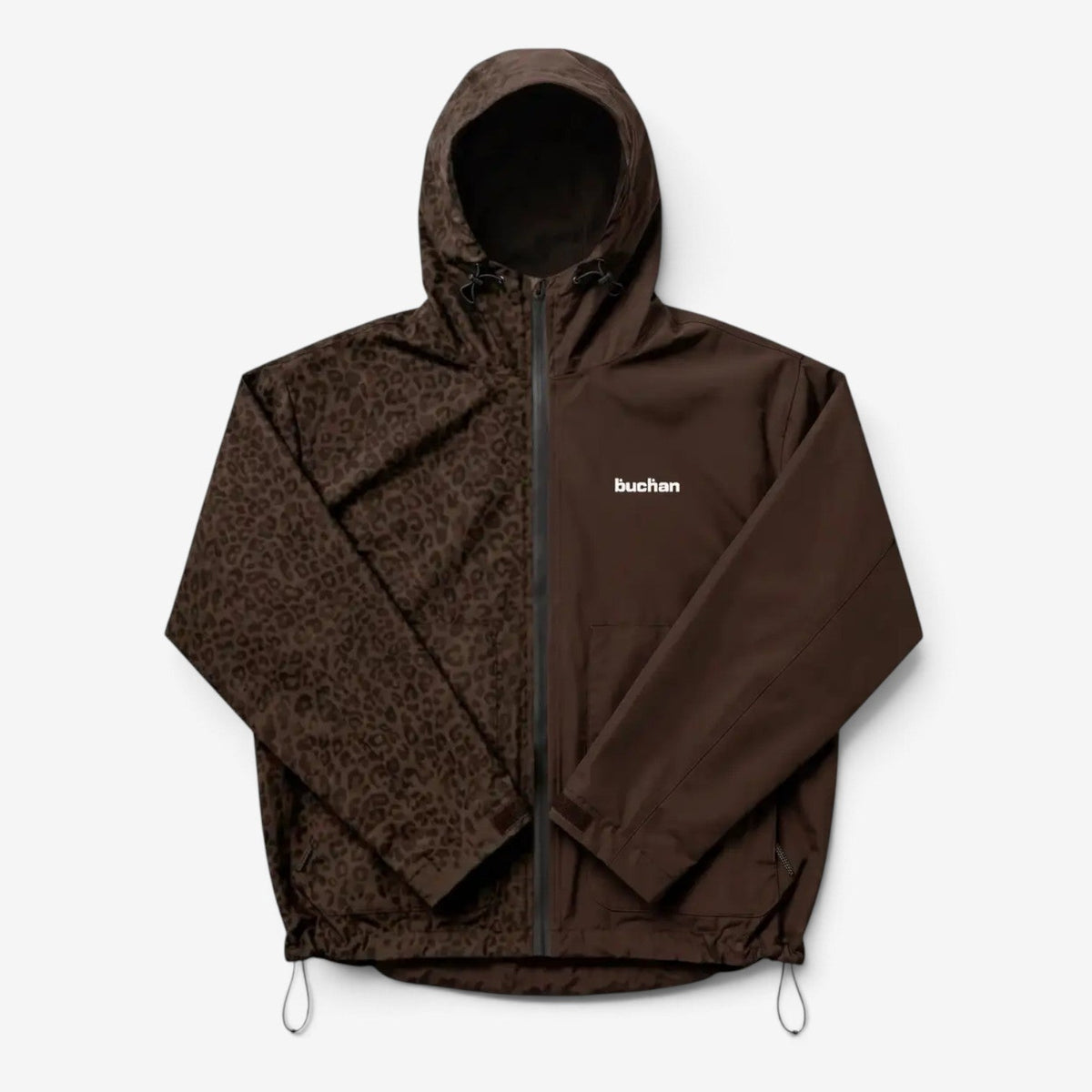 Constance™ Leopard-Print Hooded Windbreaker