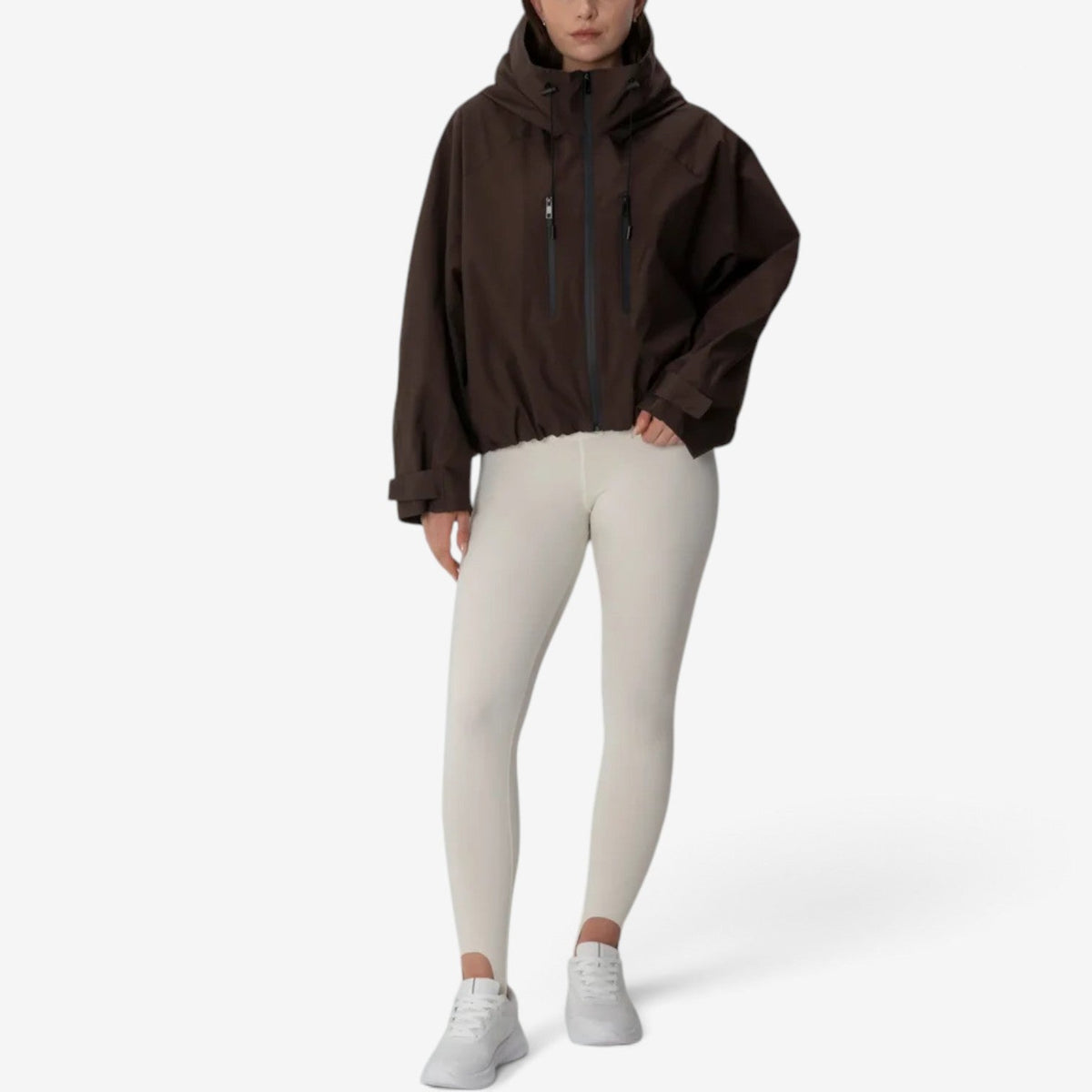 Zelle™ Cropped Hooded Windbreaker