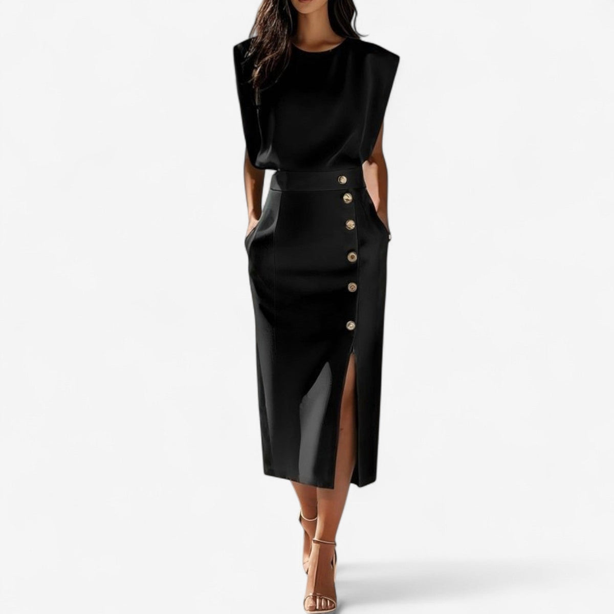 Stéphanie™ Chic Structured Jumpsuit