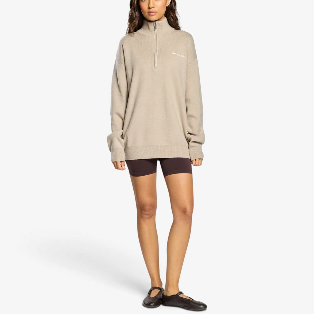 Augustin™ Ribbed Quarter-Zip Sweater