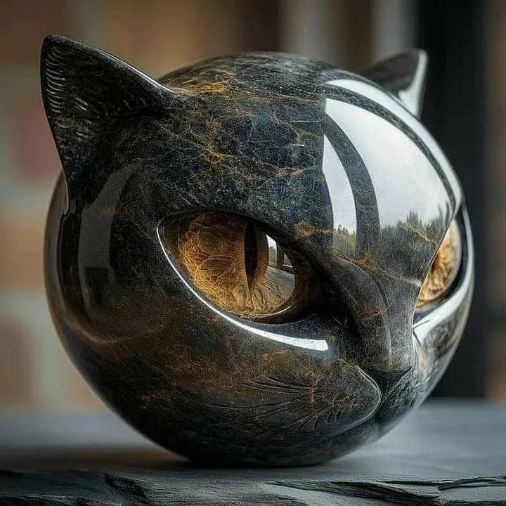 Jade™ Cat Sculpture