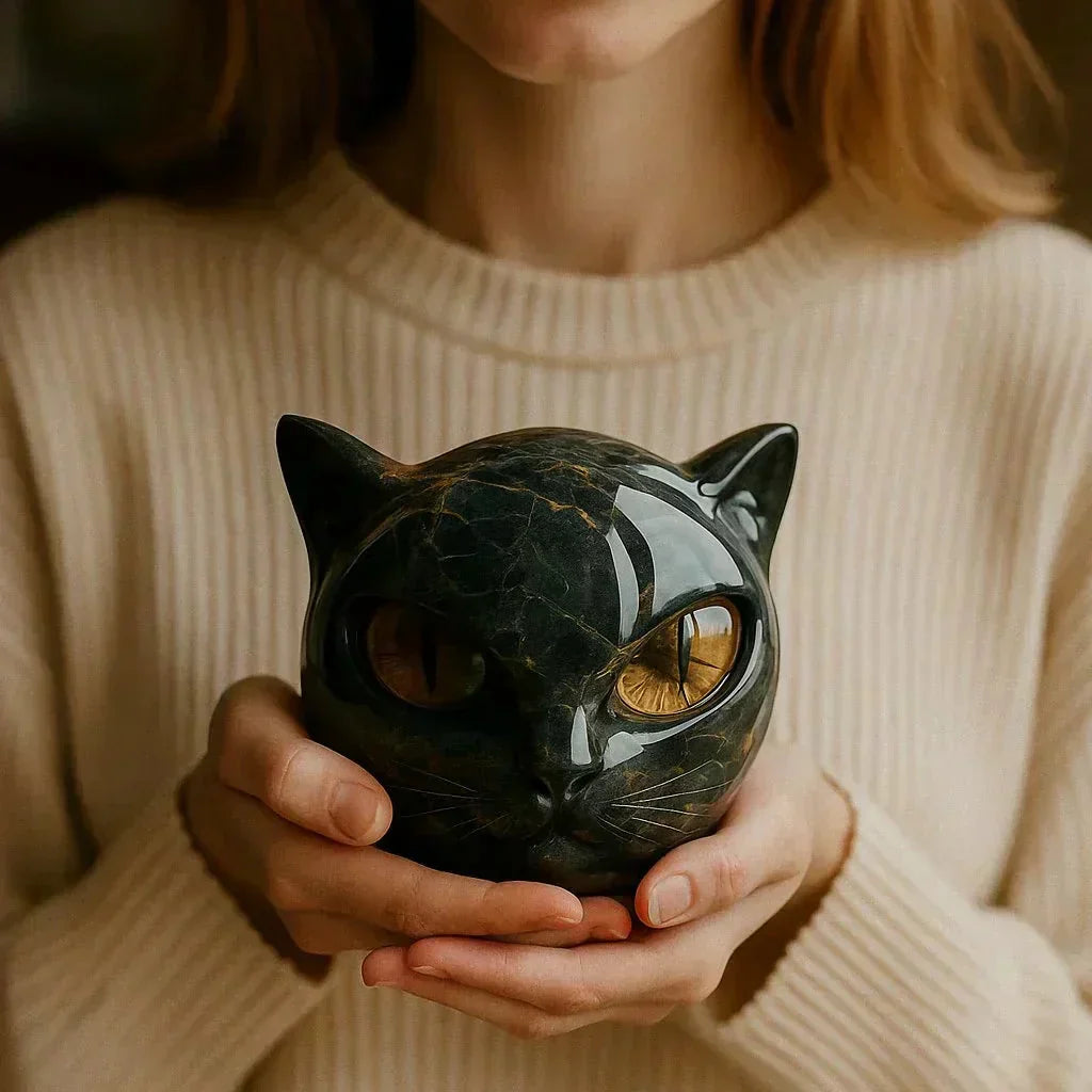 Jade™ Cat Sculpture