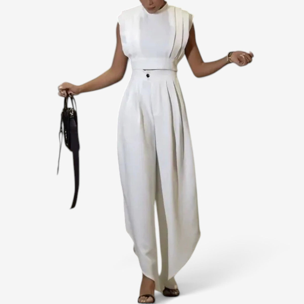 Jiovani™ Crop top & pants set
