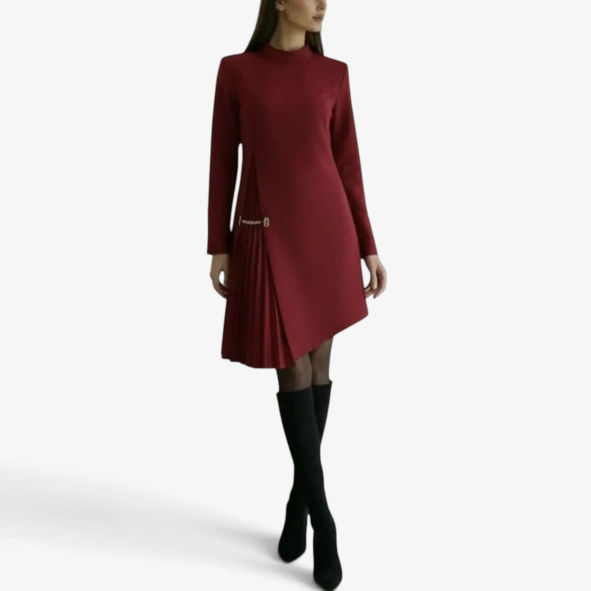 Apolline™ Asymmetric Midi Dress