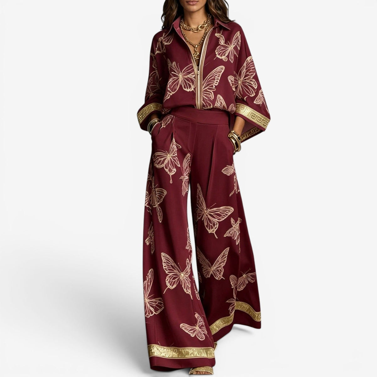 Frea™ Pant set with print