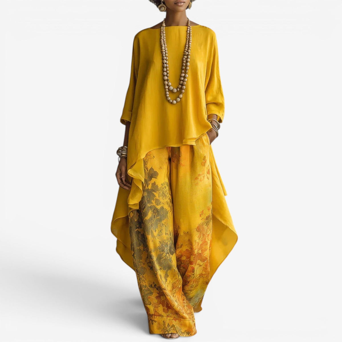 Quira™ Two-piece blouse set