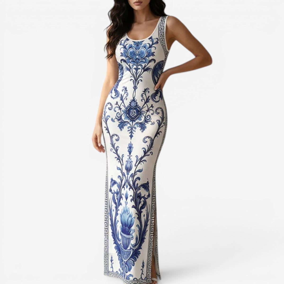 Kylie™ Column maxi dress