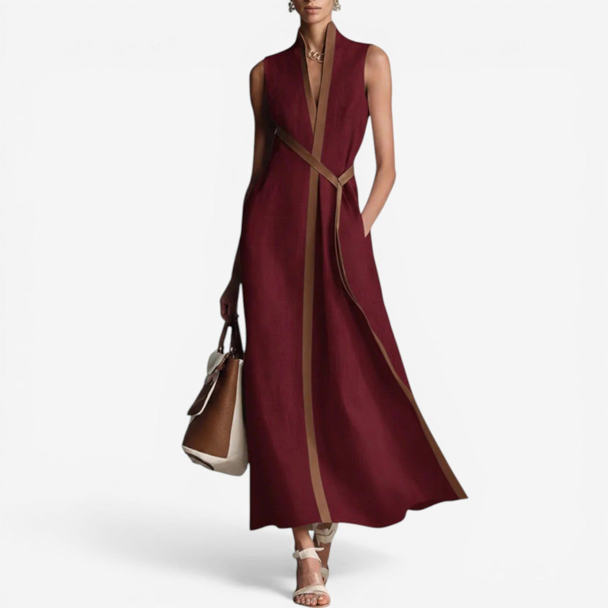 Allena™ Modern wrap dress