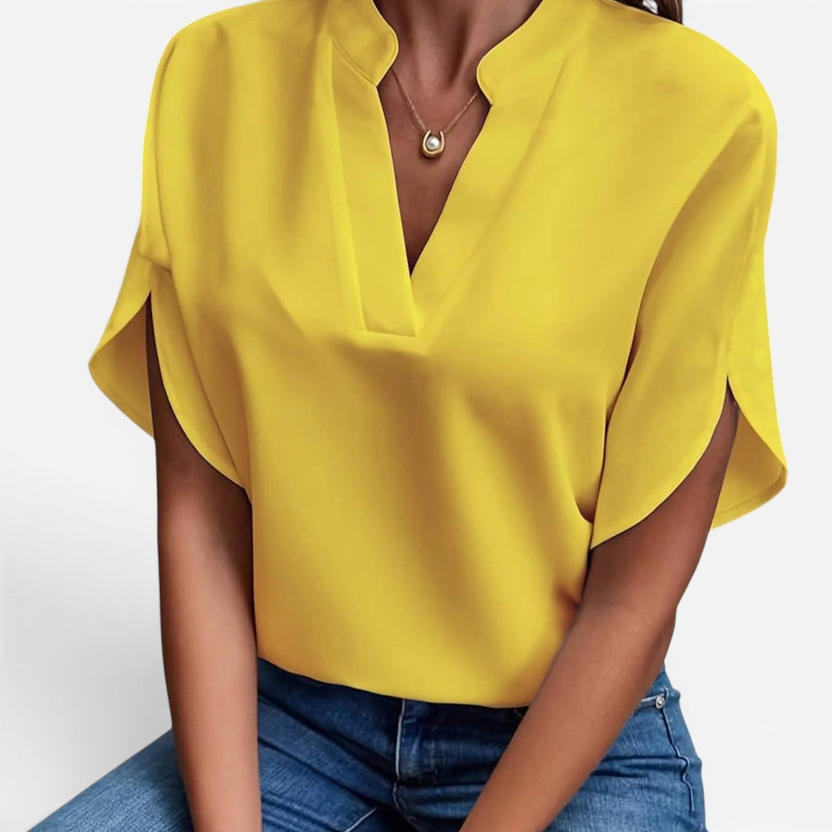 Jewel™ V-neck blouse