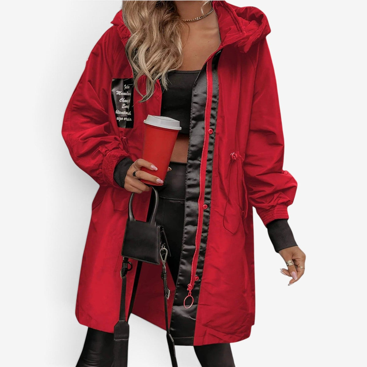 Noemie™ Utility Hooded Longline Jacket