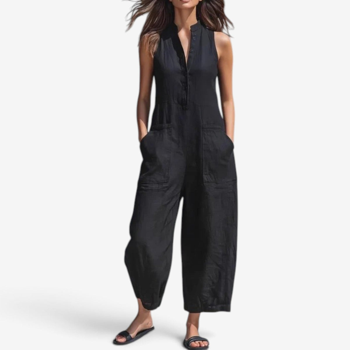 Georgia™ Sleeveless Wide-Leg Jumpsuit