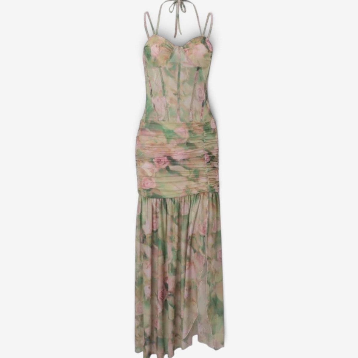 Emilyn™ Floral corset maxi dress