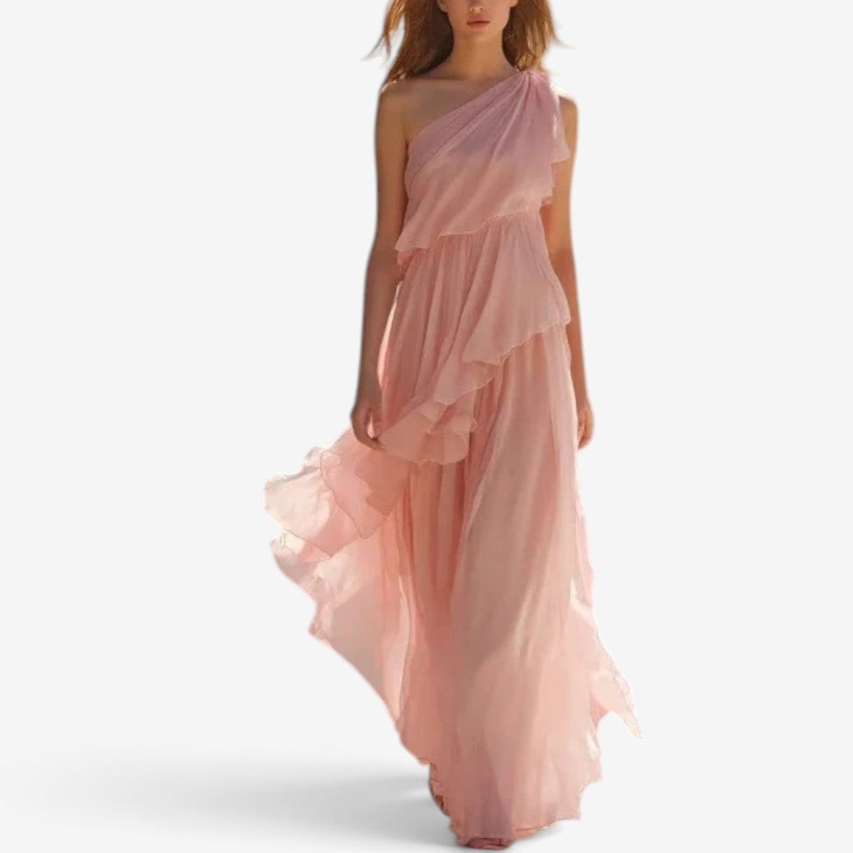 Blaire™ Long one-shoulder dress