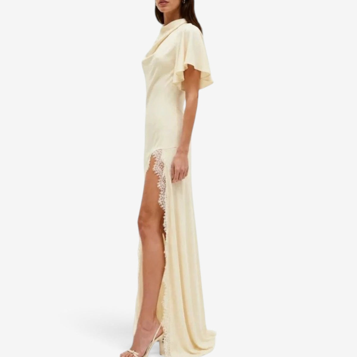 Merly™ Flutter sleeve maxi dress