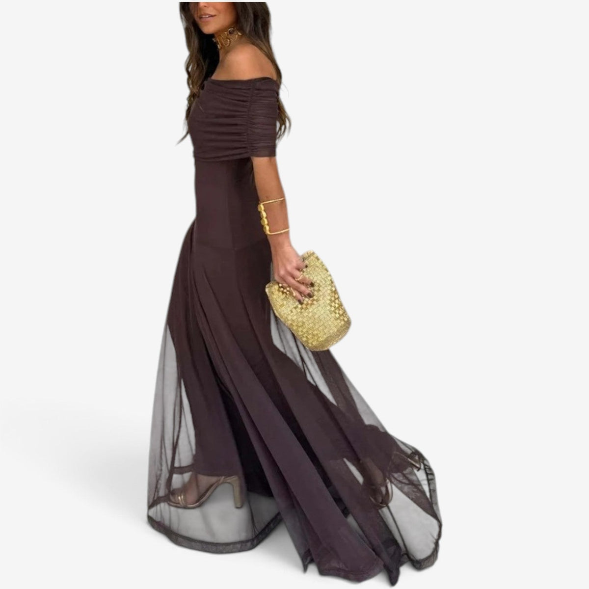 Karissa™ Draped maxi dress