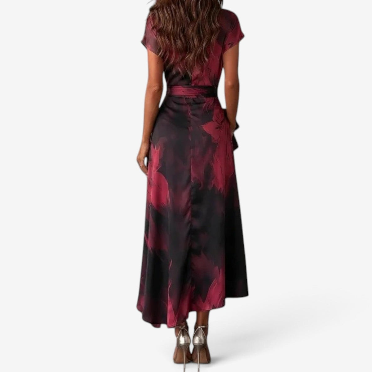 Kaely™ Side wrap maxi dress