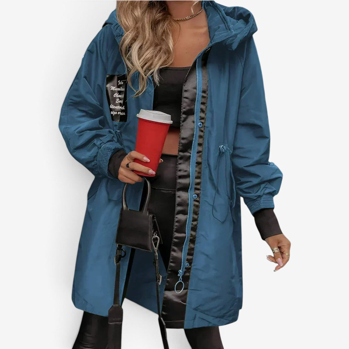 Noemie™ Utility Hooded Longline Jacket