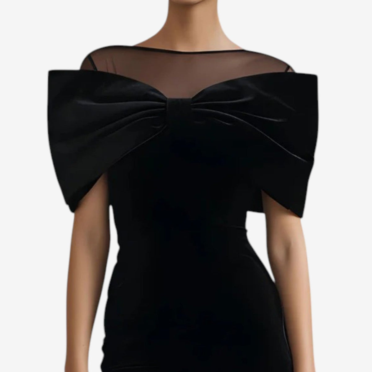 Crizelda™ Black Evening Dress