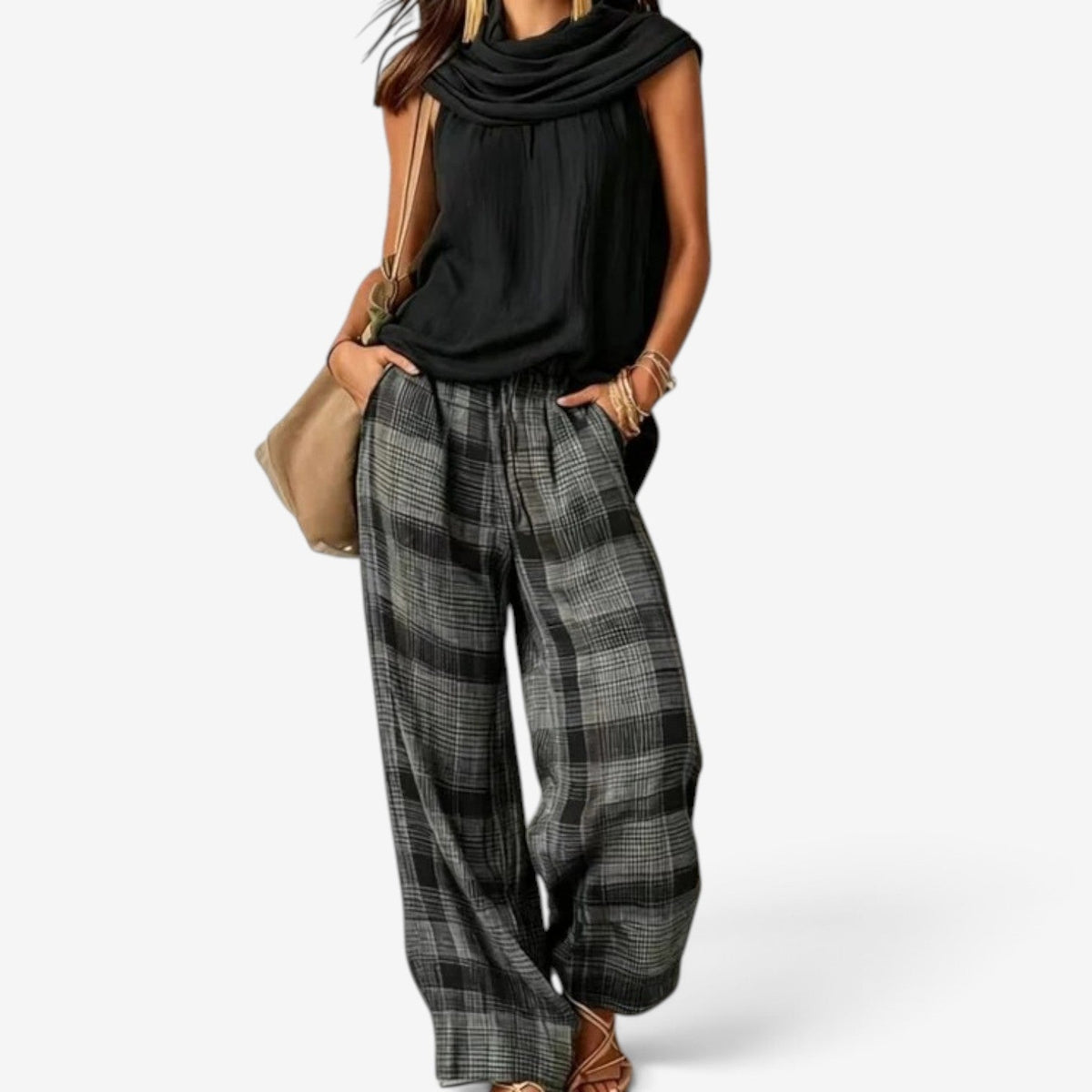 Carina™ Sleeveless top pants set