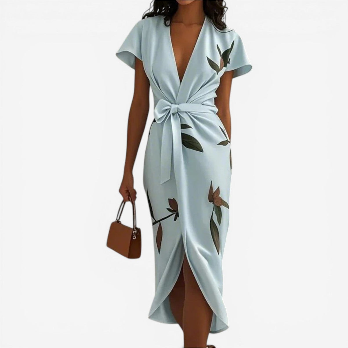 Hailey™ Wrap midi dress