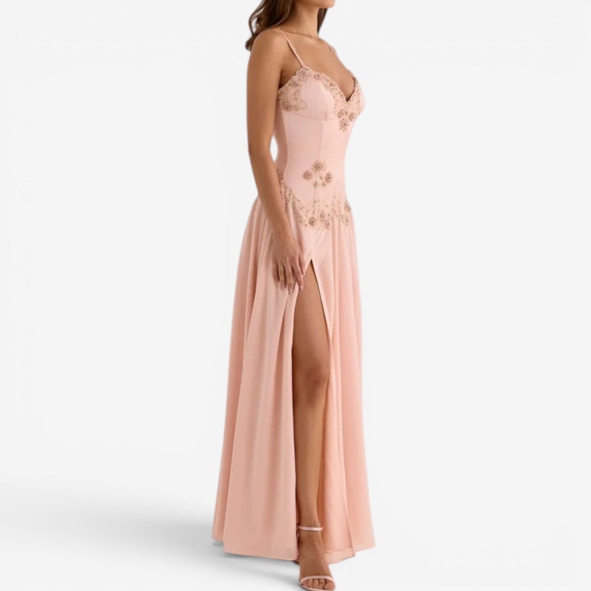 Kyla™ Long chiffon dress
