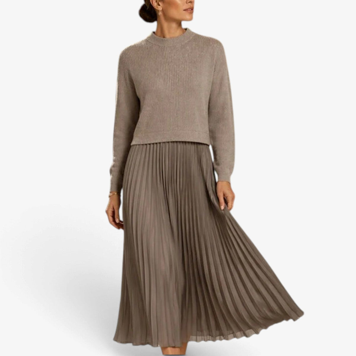 Desiree™ Pleated Flowy Maxi Skirt