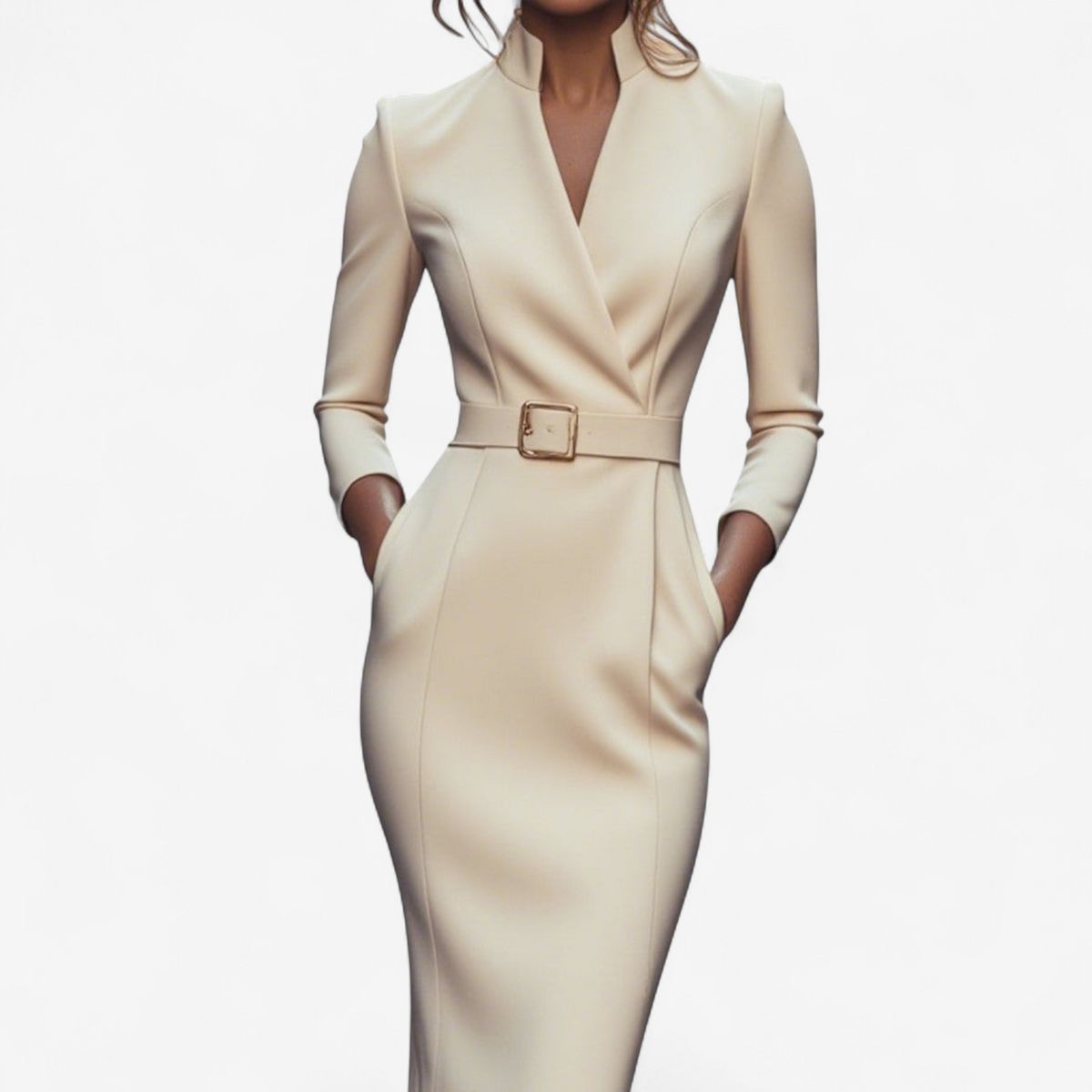 Madyx™ Elegant Belted Dress
