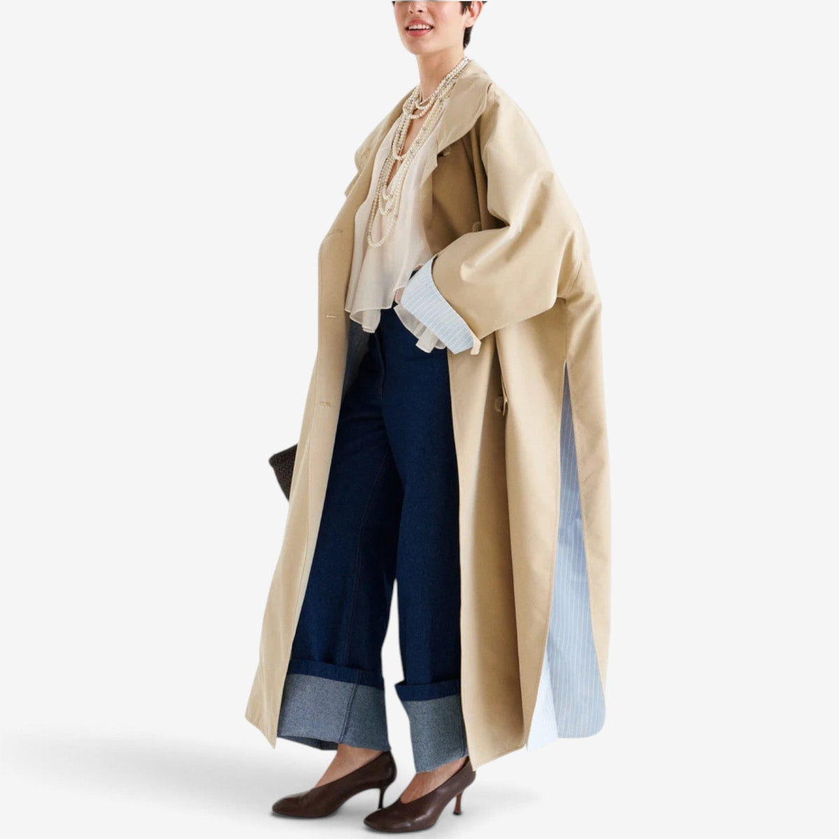 Adeline™ Oversized Longline Trench Coat