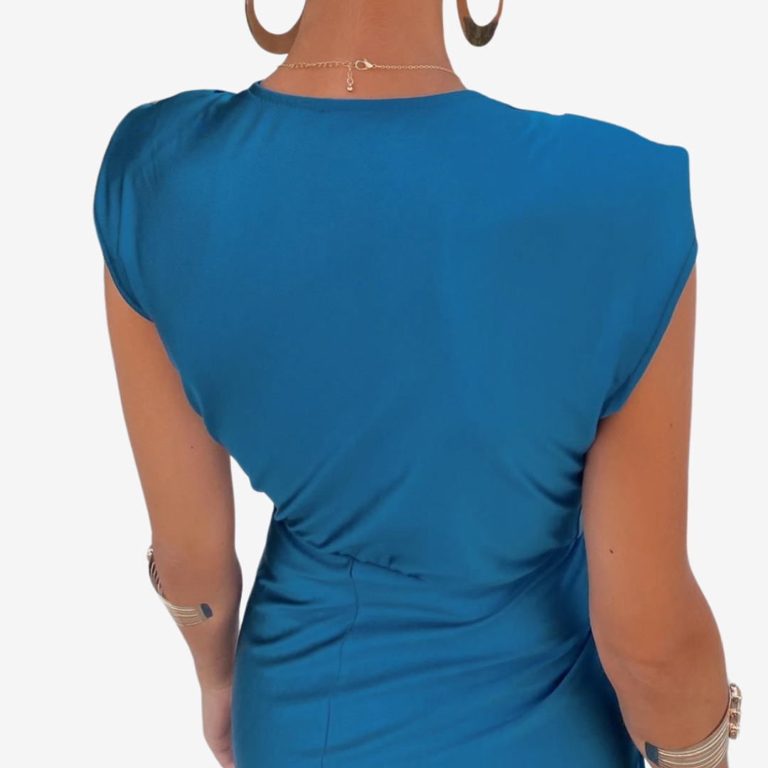 Assia™ Draped Midi Dress