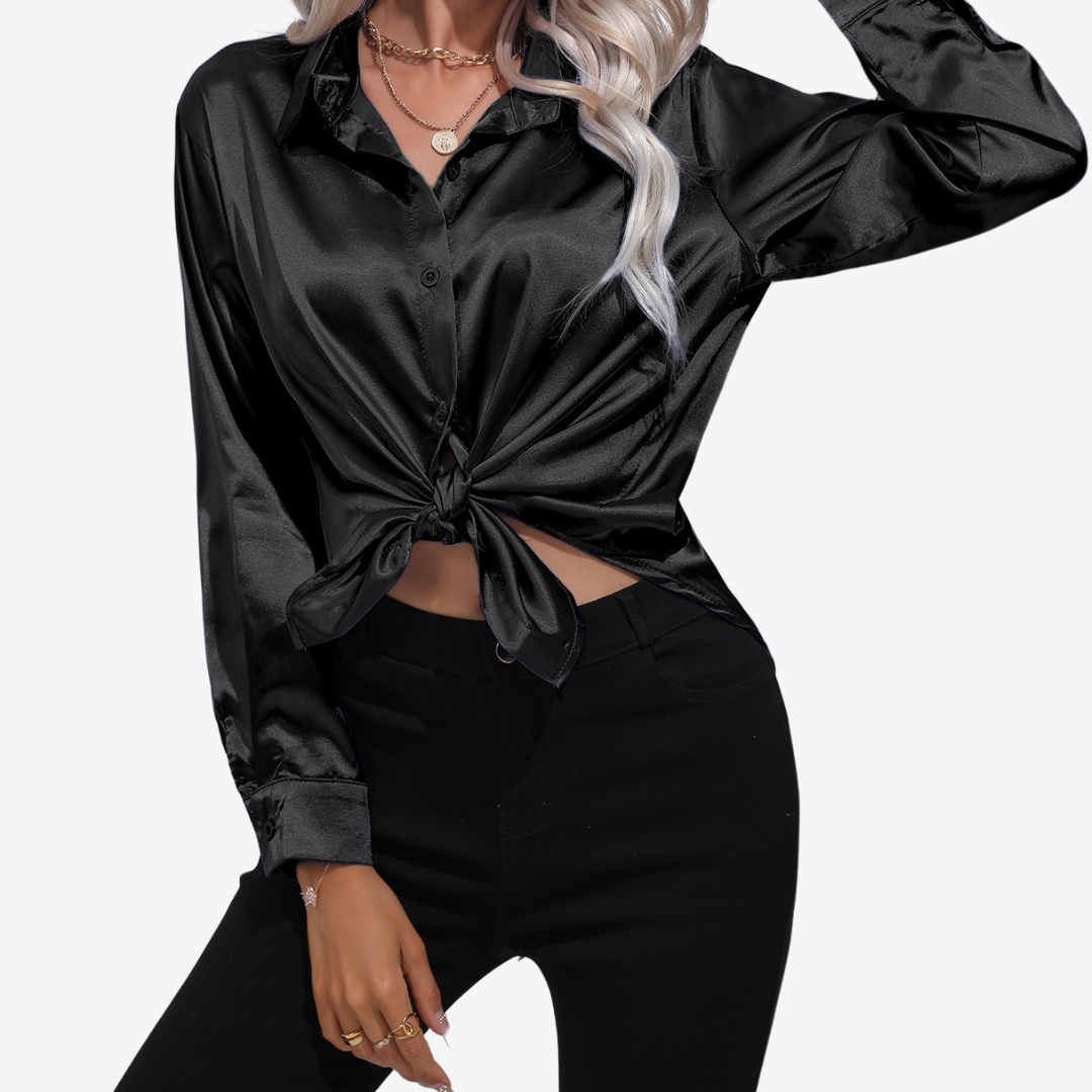 Alvira™ Elegant Silk Shirt