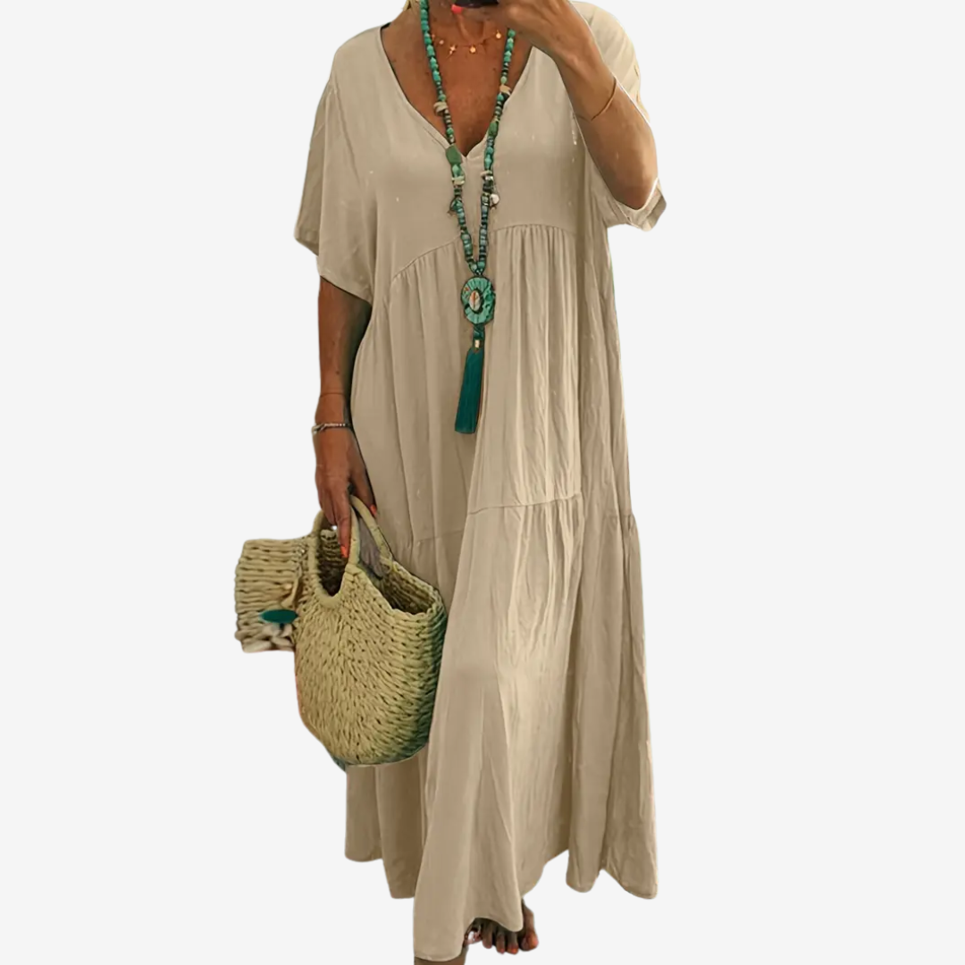 Marisol™ Neutral Layered Dress