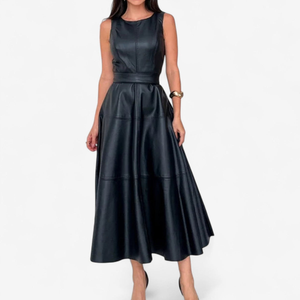Regine™ Timeless Leather Midi