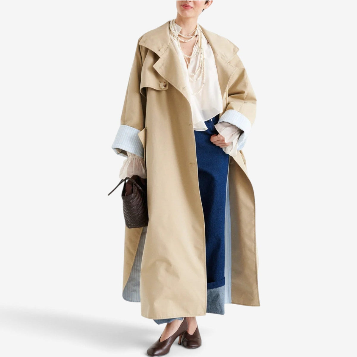 Adeline™ Oversized Longline Trench Coat