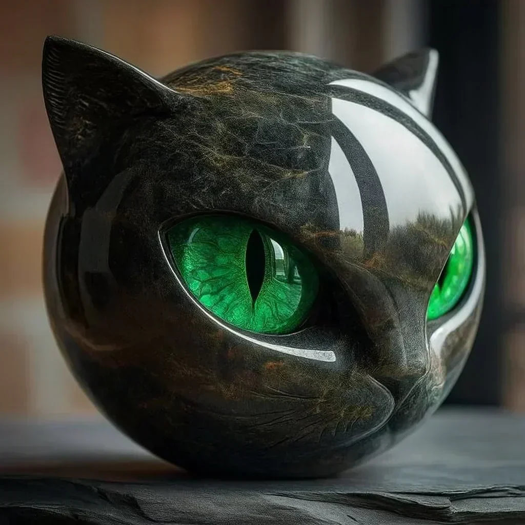 Jade™ Cat Sculpture