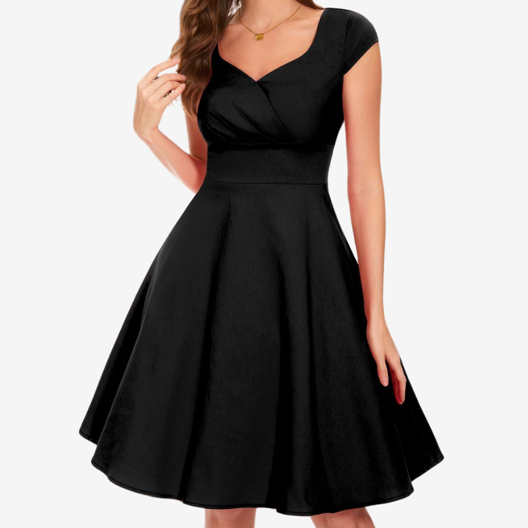 Lauréna™ Pleated Cocktail Dress