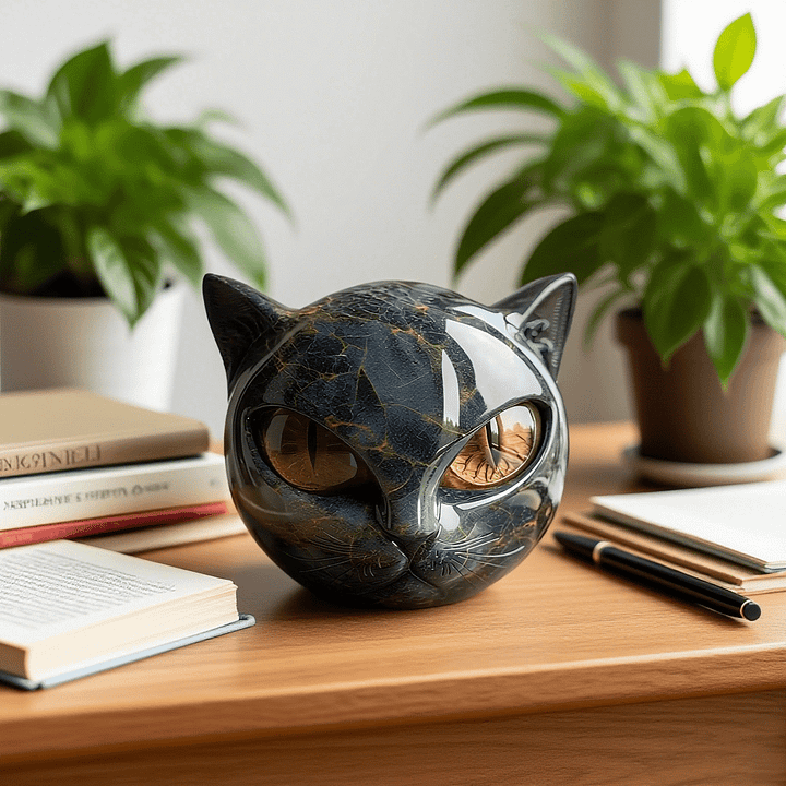 Jade™ Cat Sculpture
