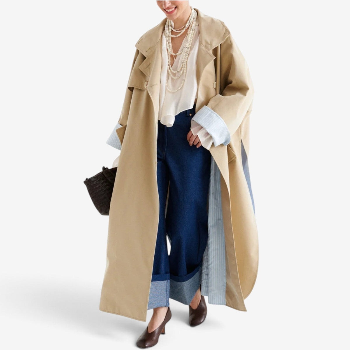 Adeline™ Oversized Longline Trench Coat