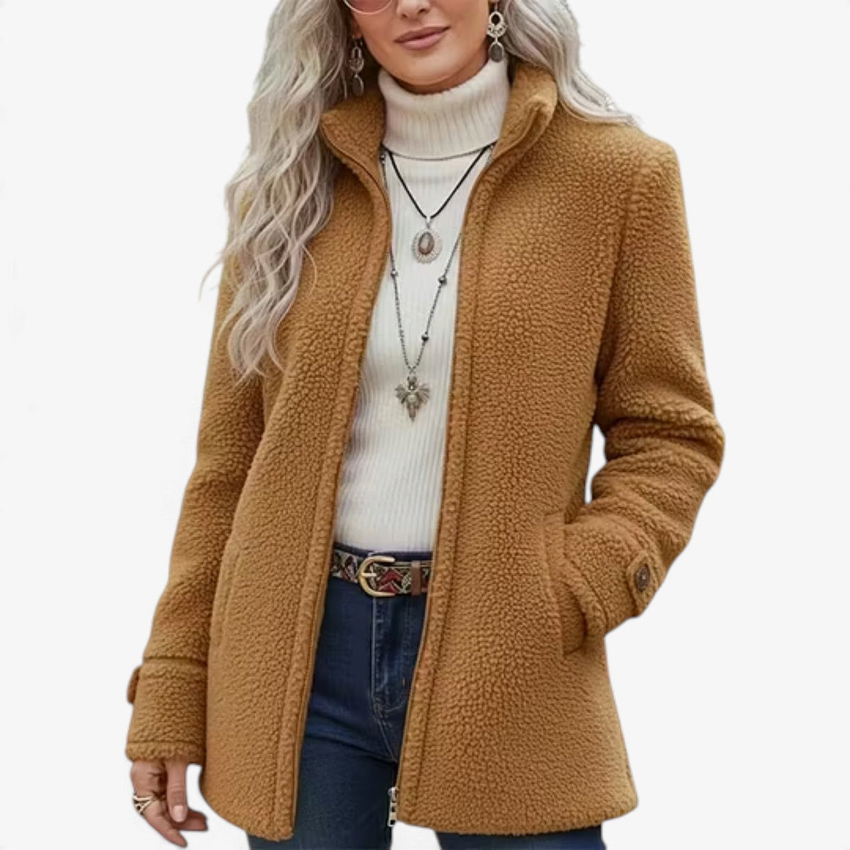 Freya™ Textured Collar Jacket
