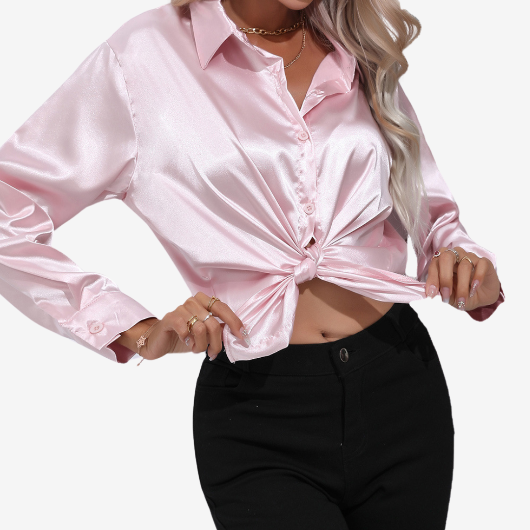 Alvira™ Elegant Silk Shirt